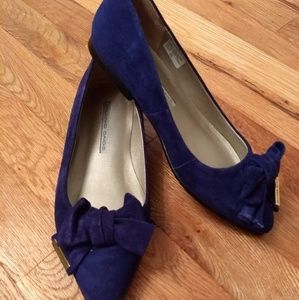 Never Worn Suede Milano Flats
